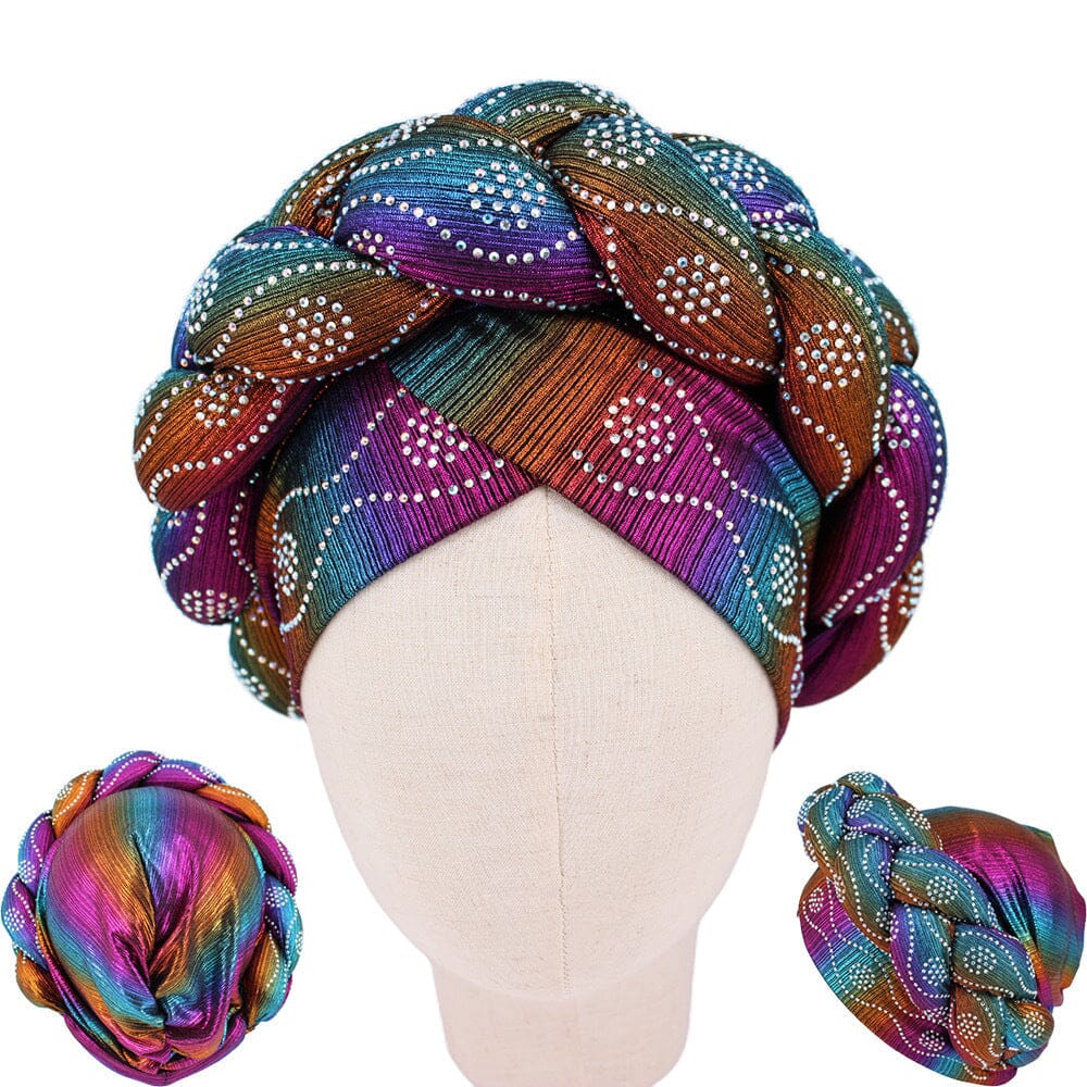 Fashion Brand - Rhinestone Head Wrap/ Turban - Image 4