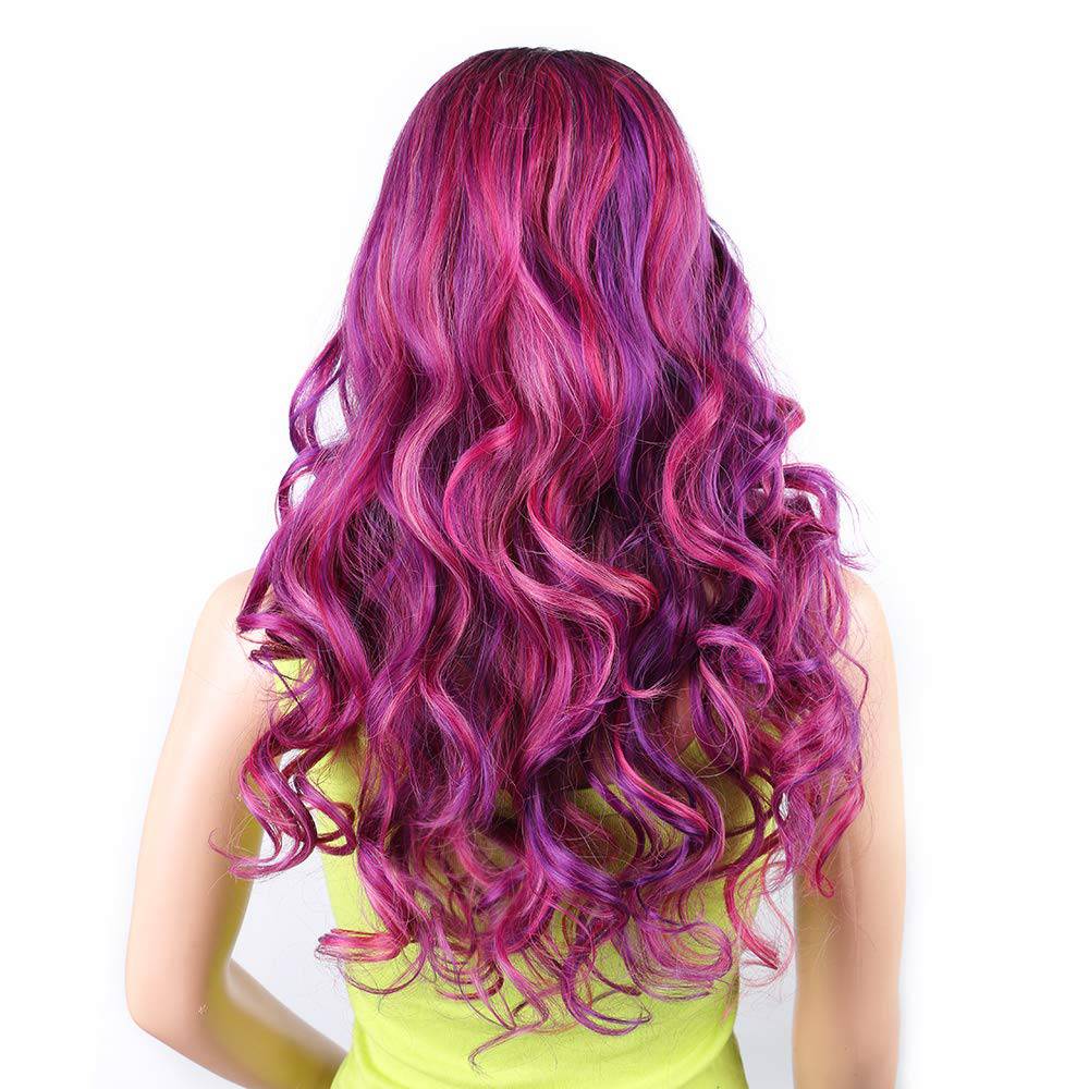 Fashion Synthetic wigs Hair Long Wavy - Image 6