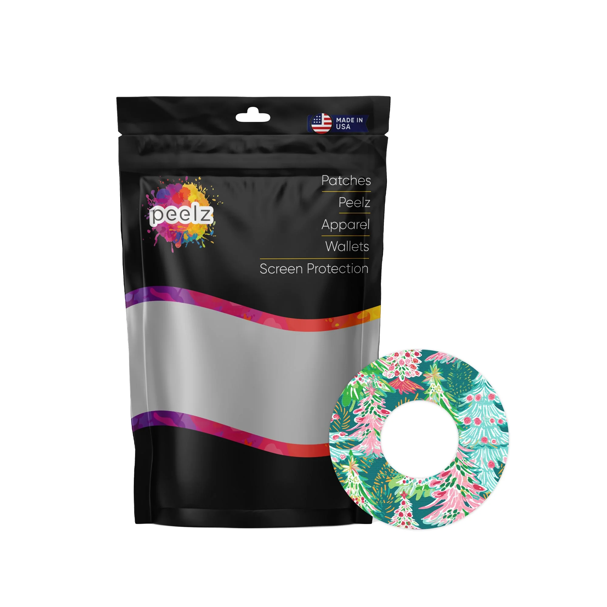 Festive Forest Freestyle Libre 2 Patch Tape - Pump Peelz - Image 3