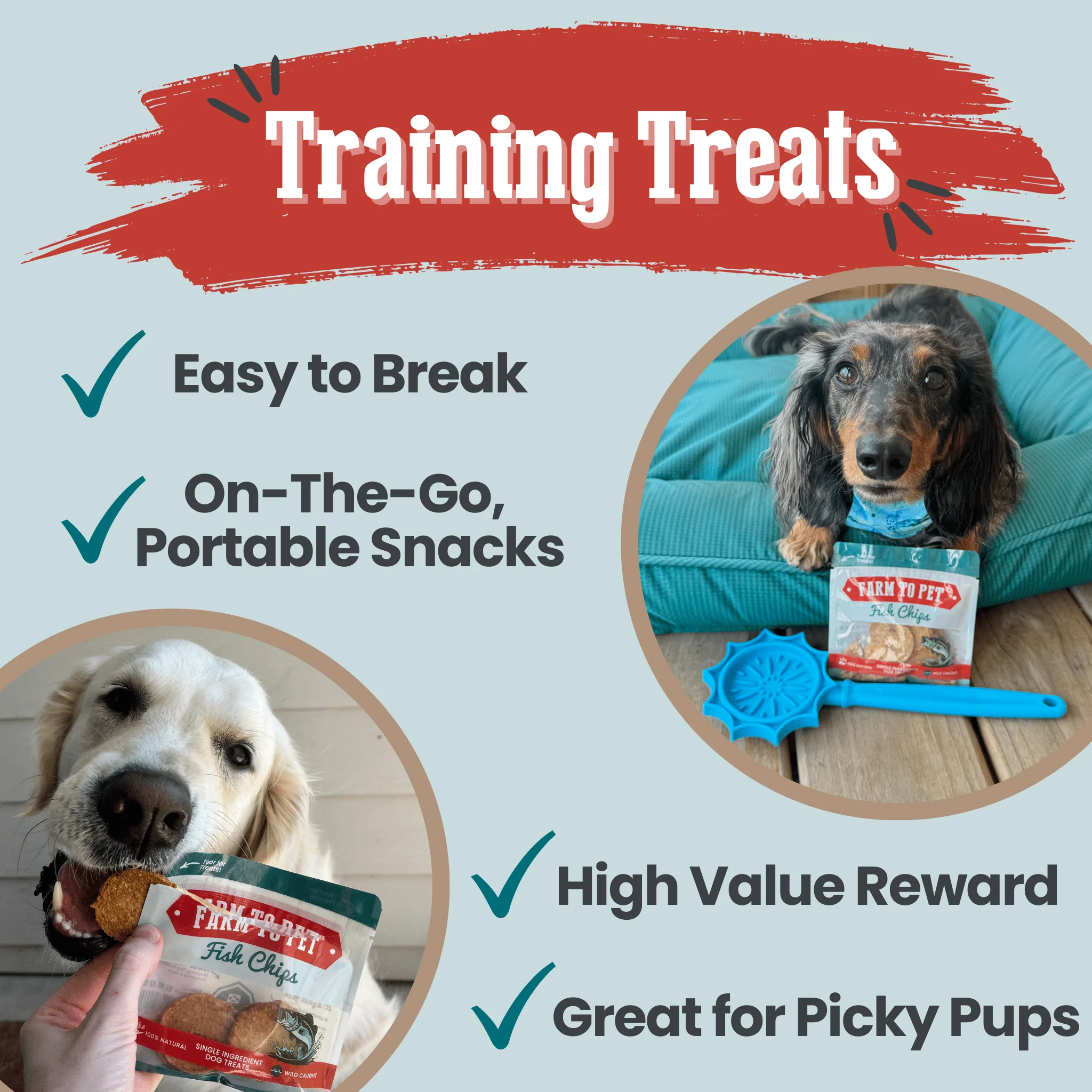 Fish Chips Snack Pack Bundles | Dog Treats for Training & Travel - Image 7