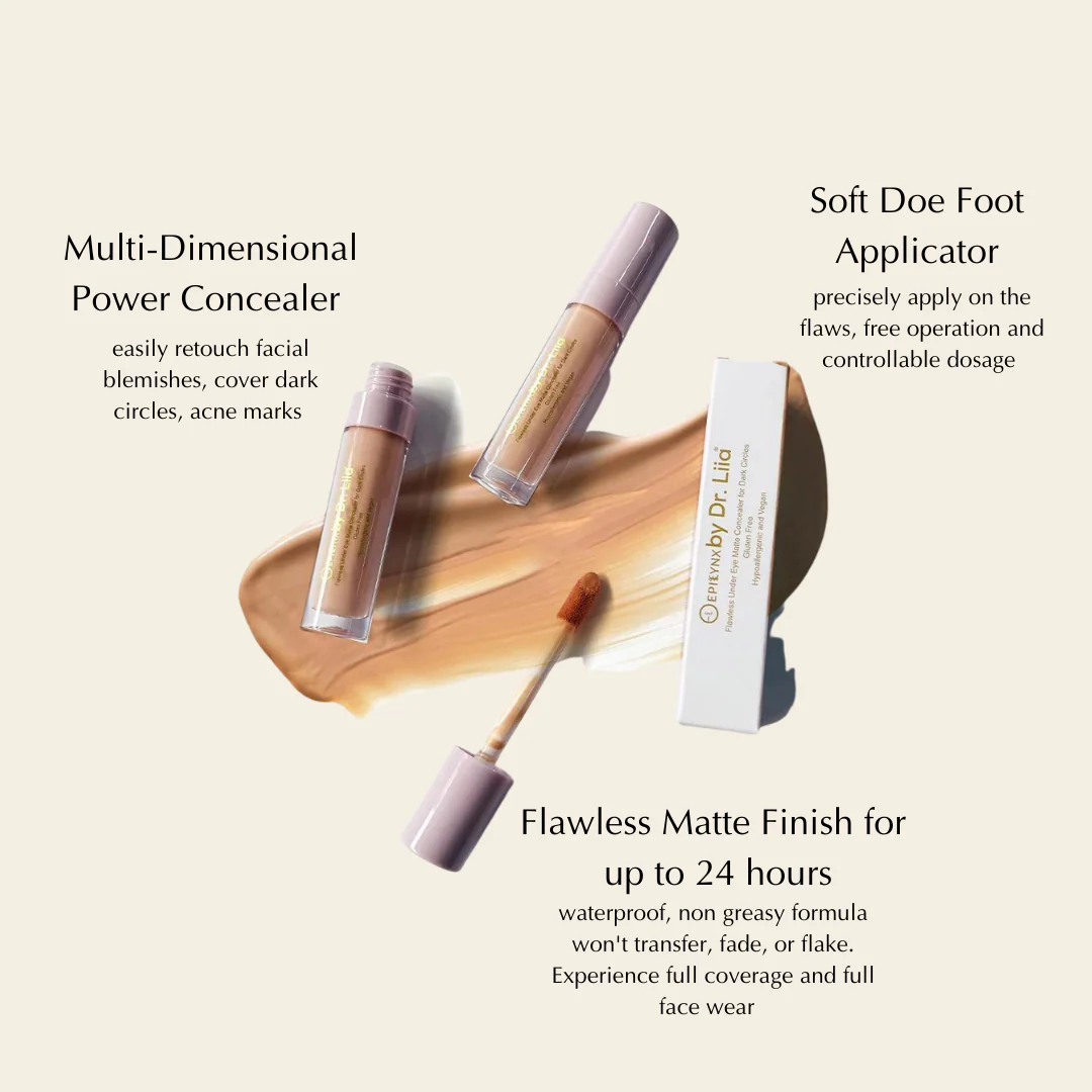 Flawless Matte Concealer – Vegan, Gluten-Free, Full Coverage & Long-Wearing - Image 3