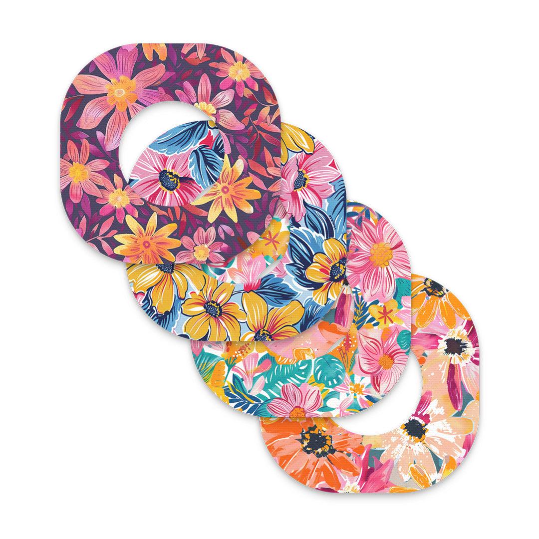 Floral Variety Dexcom G7 and Stelo Patch Tape - Pump Peelz - Image 3
