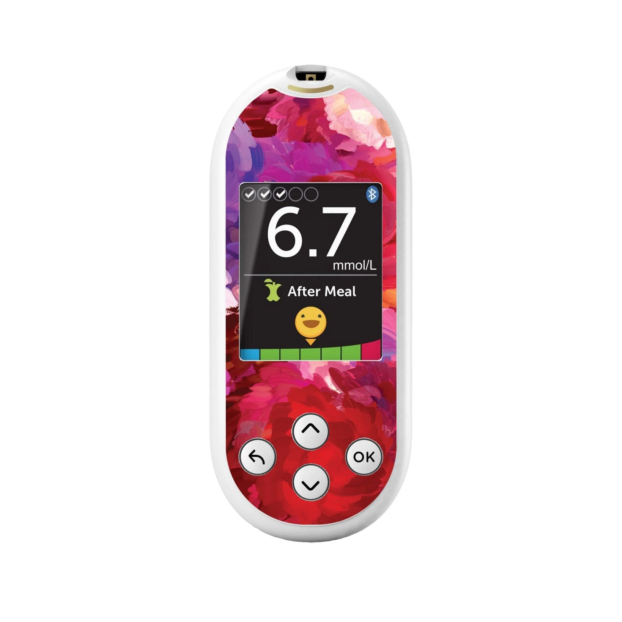 Flower Bouquet for OneTouch Verio Reflect Glucometer