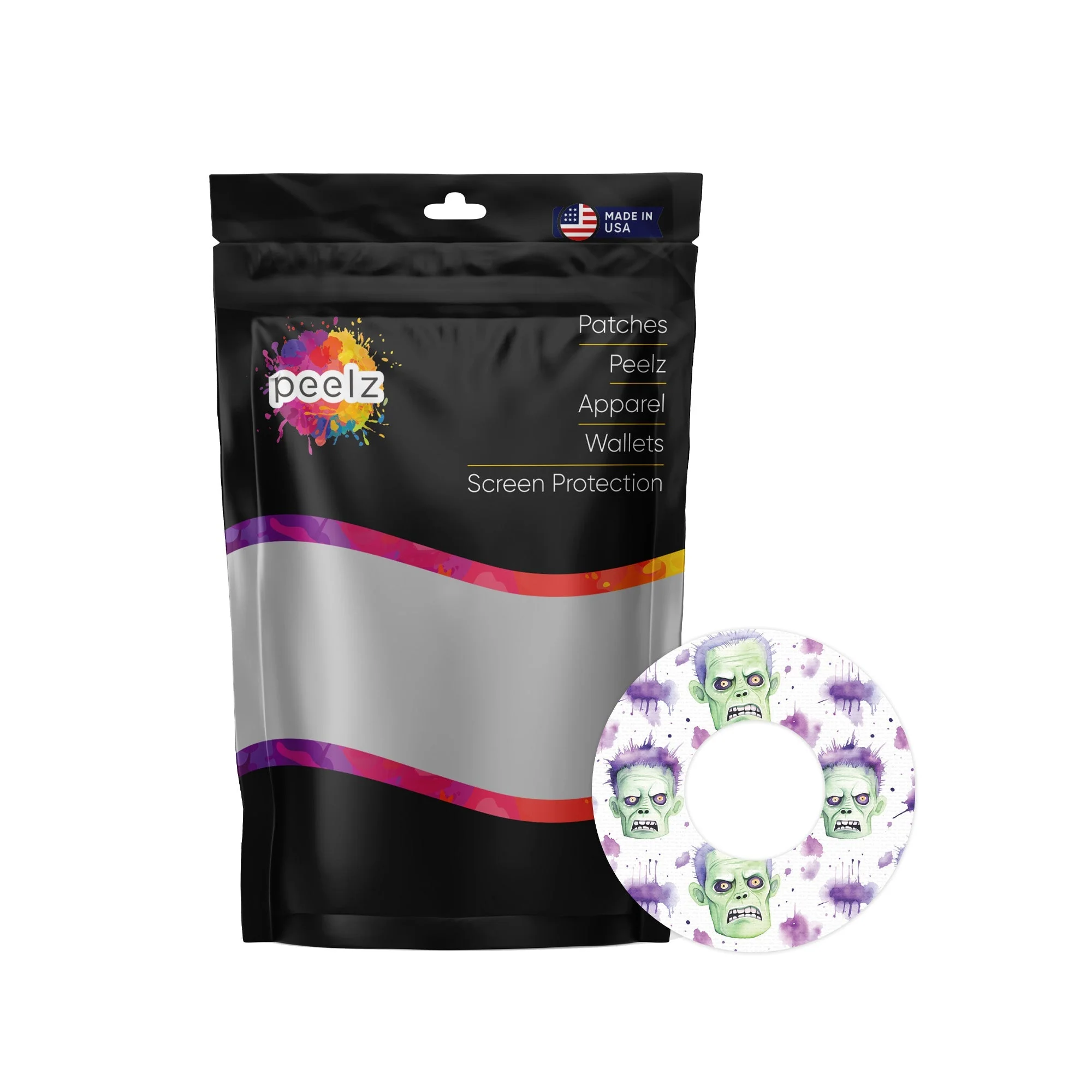 Frankenmonster Patch  Tape Designed for the FreeStyle Libre 2
