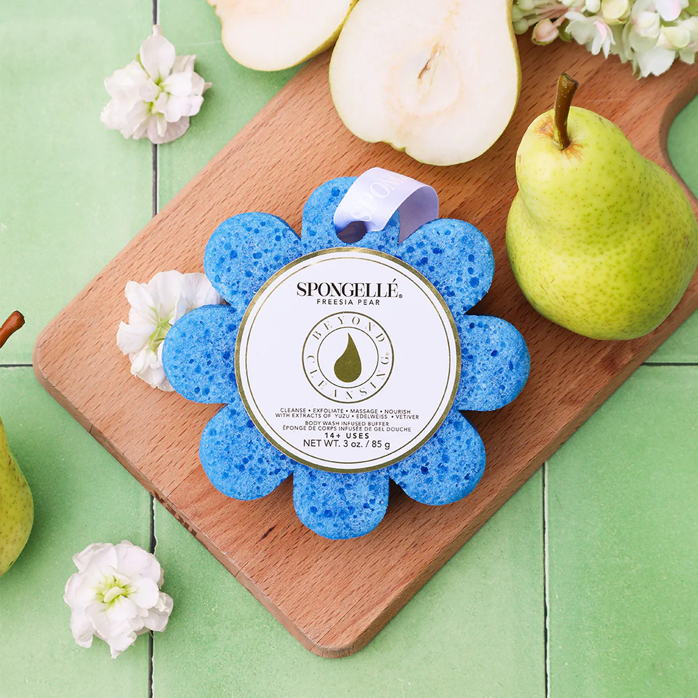 Freesia Pear | Wild Flower Bath Sponge - Image 2