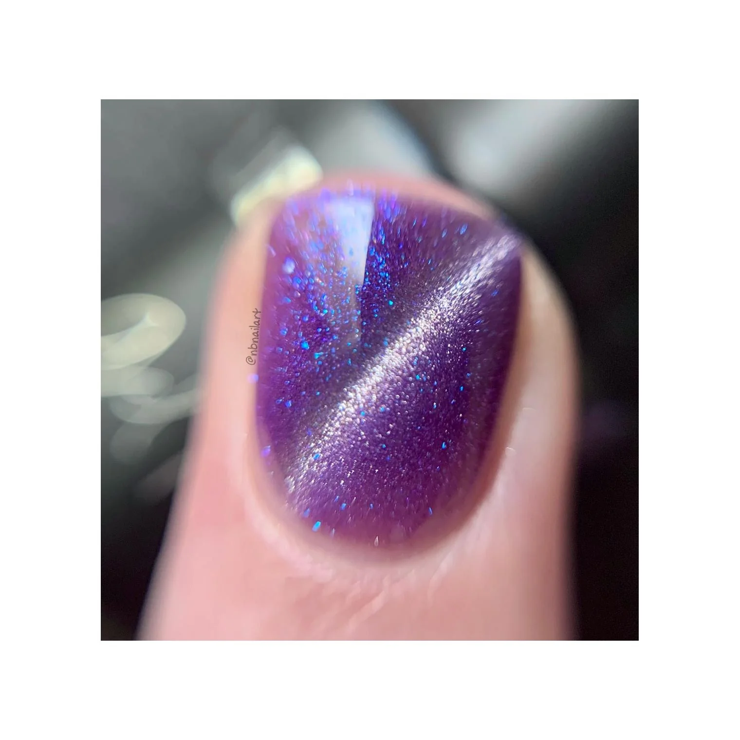 Galactic Night - Cats Eye Iridescent Gel Polish - Image 7