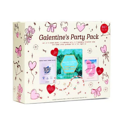 Galentine's Bath and Body Gift Set 5ct - Imperfect Box - Image 3