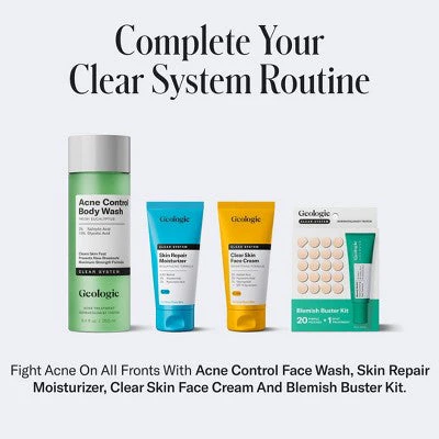 Geologie Clear System Clear Skin Face Cream 2 fl oz EXP 05/2026 - New - Image 7