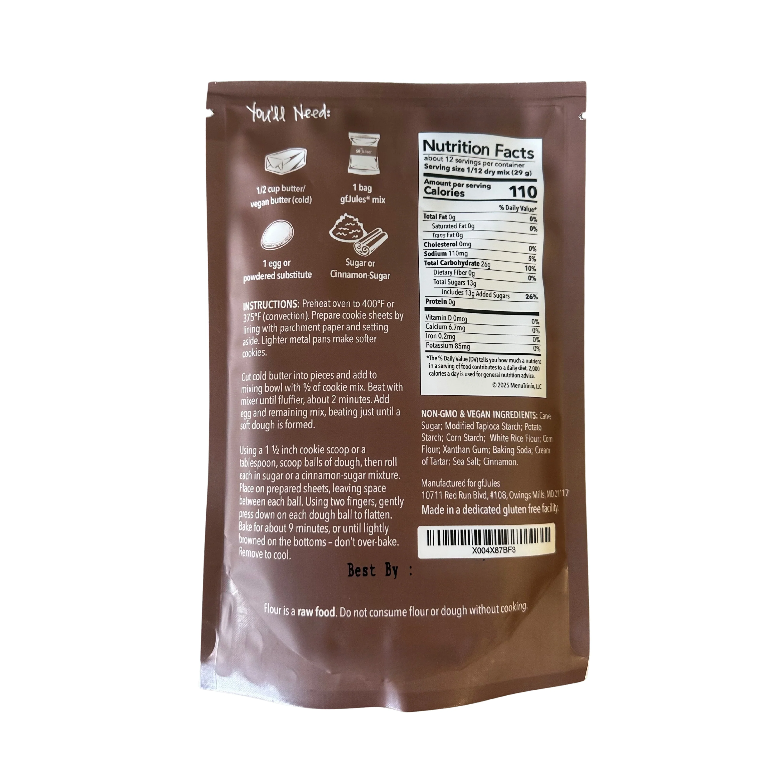 gfJules Gluten Free Snickerdoodle Mix - Image 2