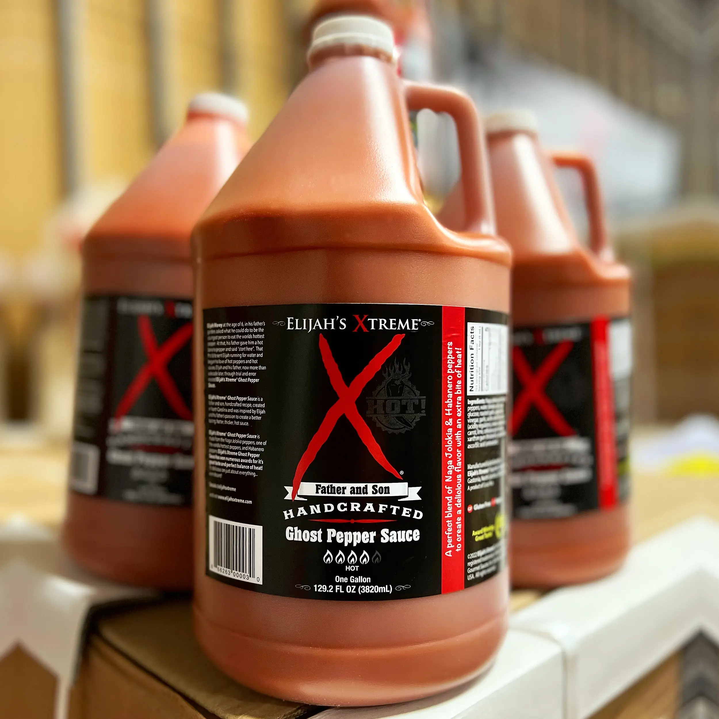 Ghost Pepper Hot Sauce Gallon (128oz) - Image 2