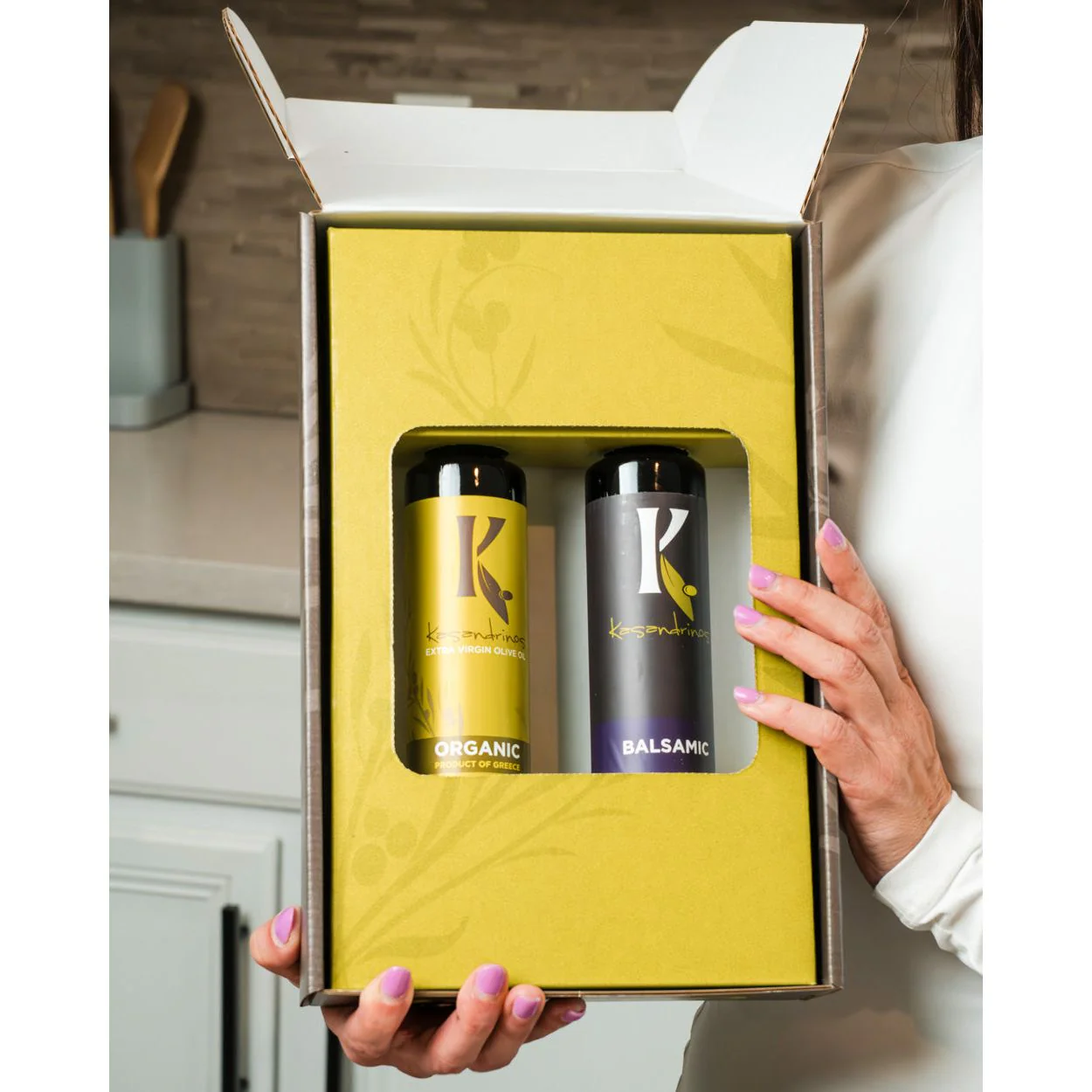 Gift Box - Organic EVOO & Vinegar - Image 2