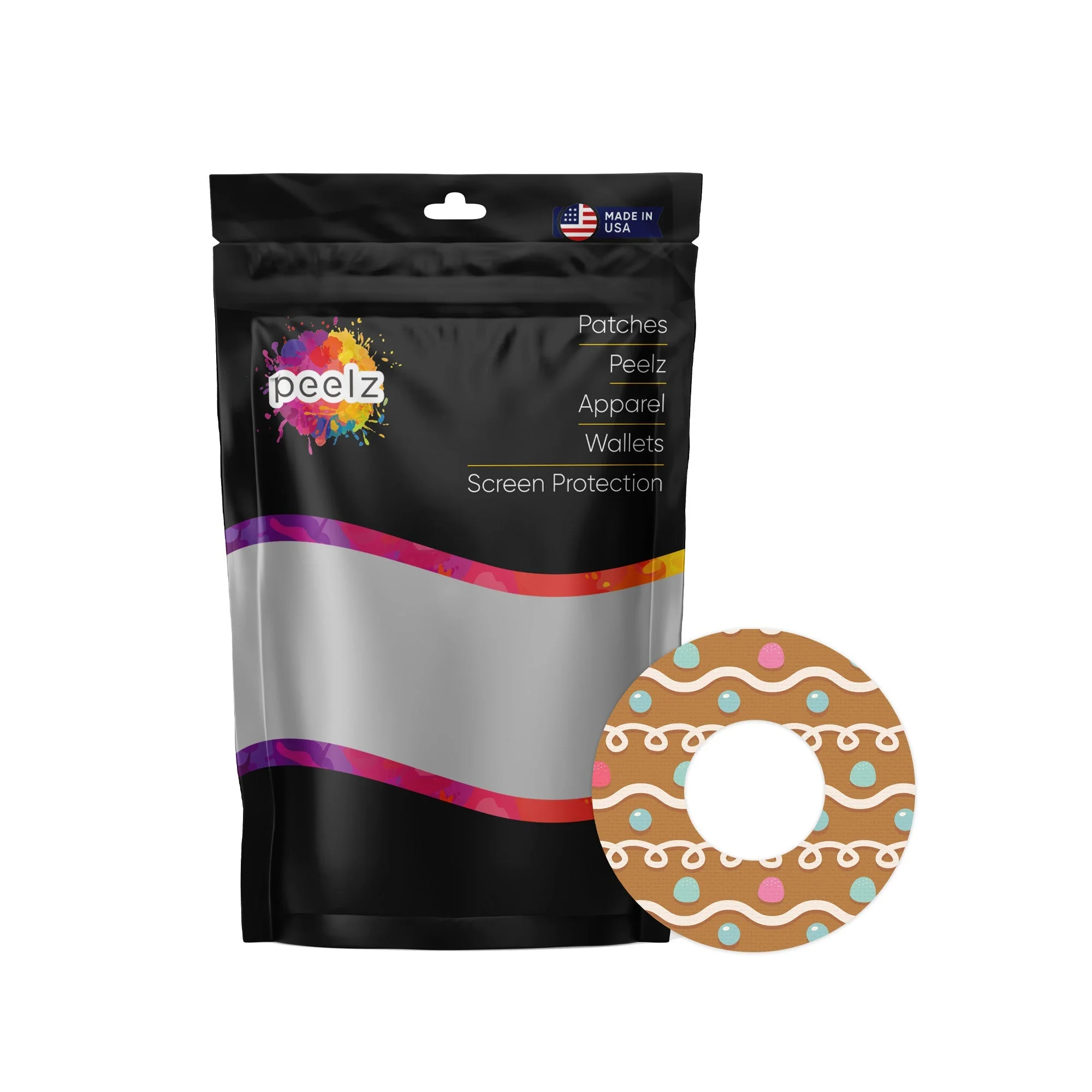 Gingerbread Freestyle Libre 2 Patch Tape - Pump Peelz - Image 3