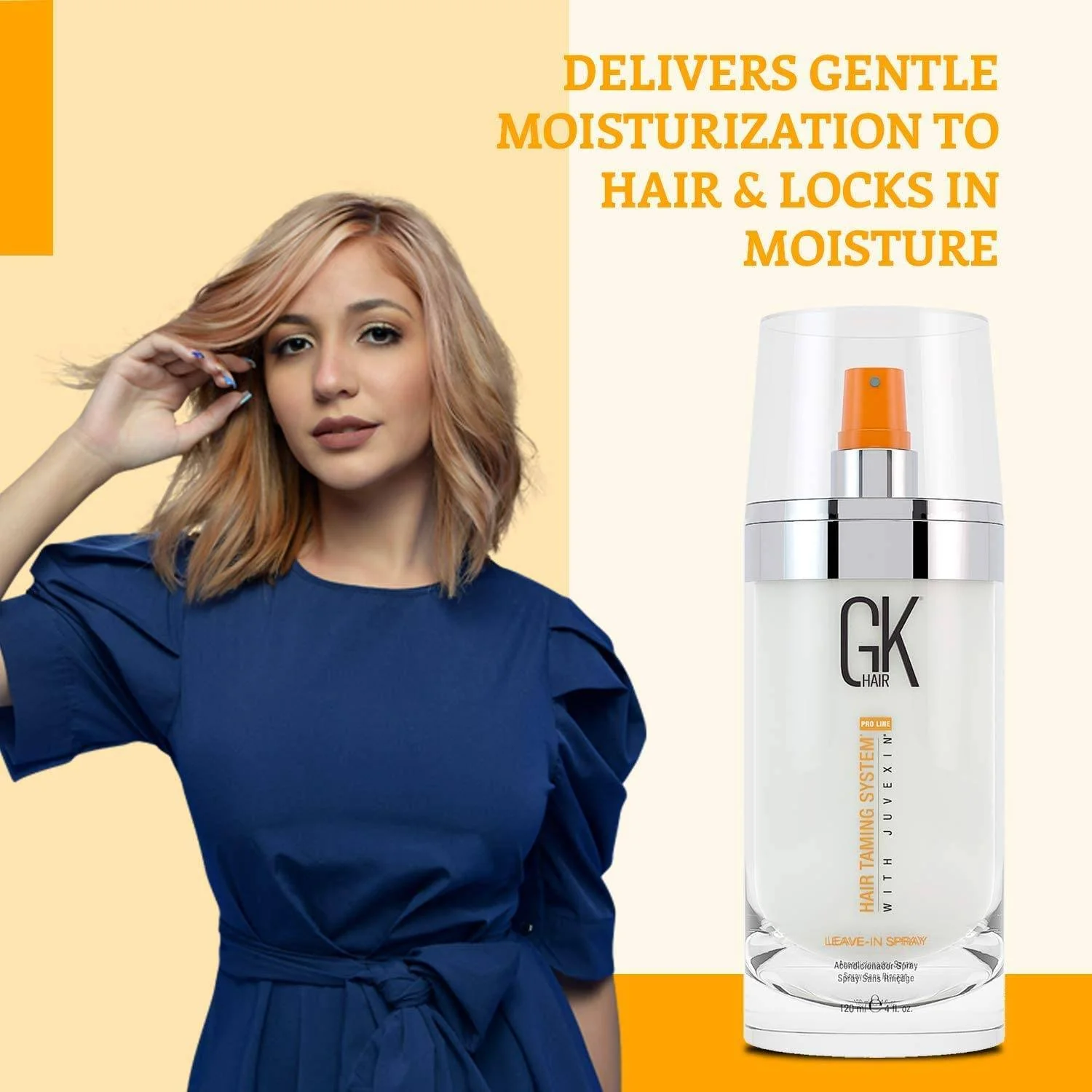 GK HAIR Global Keratin Leave In Conditioner Hair Spray (4 Fl Oz - Image 2
