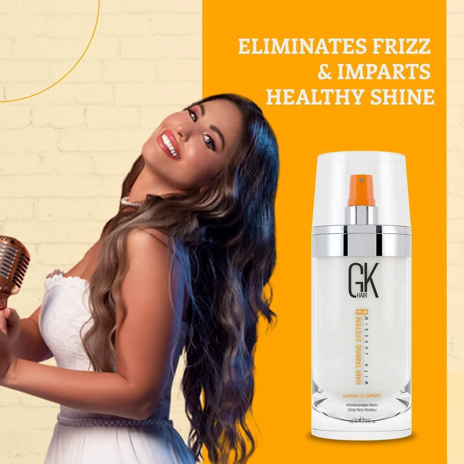 GK HAIR Global Keratin Leave In Conditioner Hair Spray (4 Fl Oz - Image 5