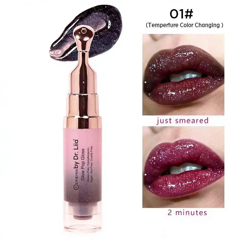 Glow Pop Gloss & Lip Treatment – Radiant Shine & pH Color-Shift - Image 8