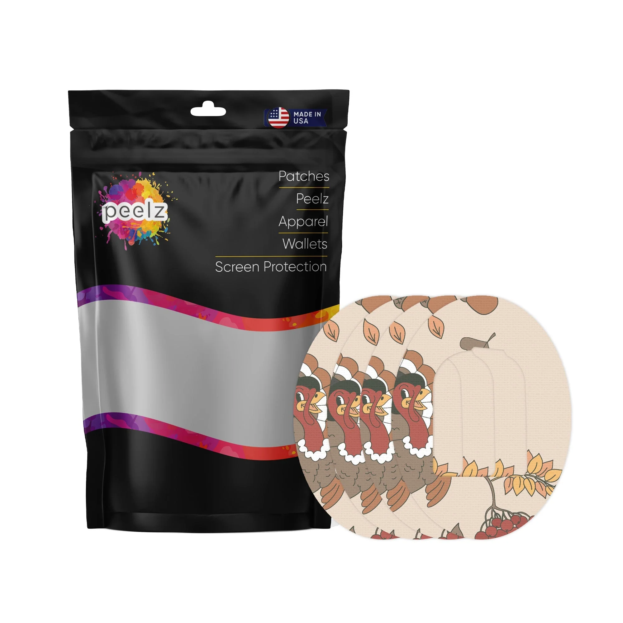 Gobble Gobble Pod Patch Tape - Pump Peelz - Image 2