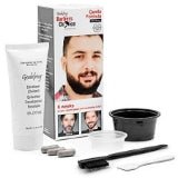 Godefroy Barbers Choice 3 Application Beard and Mustache Dye for Men, 6 Weeks of Cover for Gray Facial Hair Dark Brown