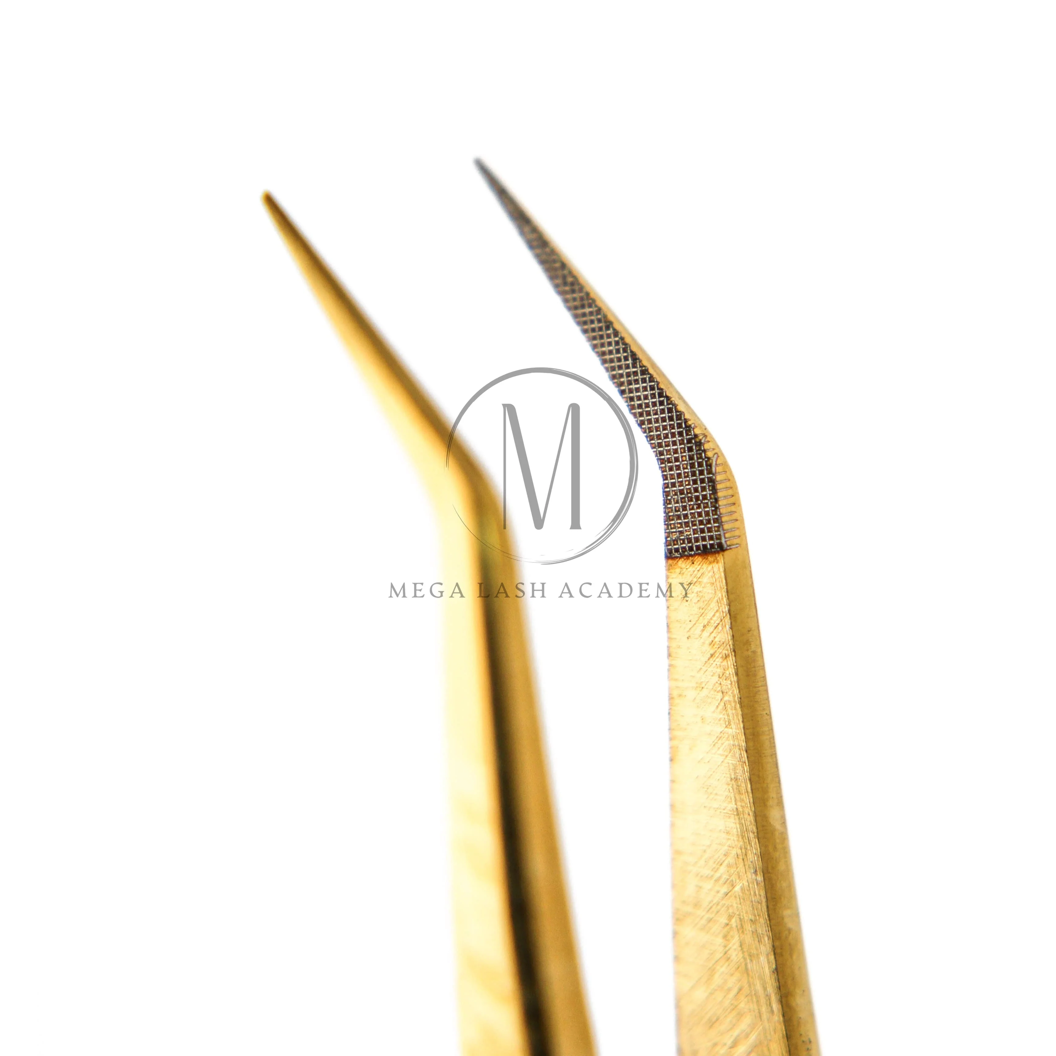 Gold Micro Fiber - MF4 - 45 Degree Volume Tweezers - Image 3