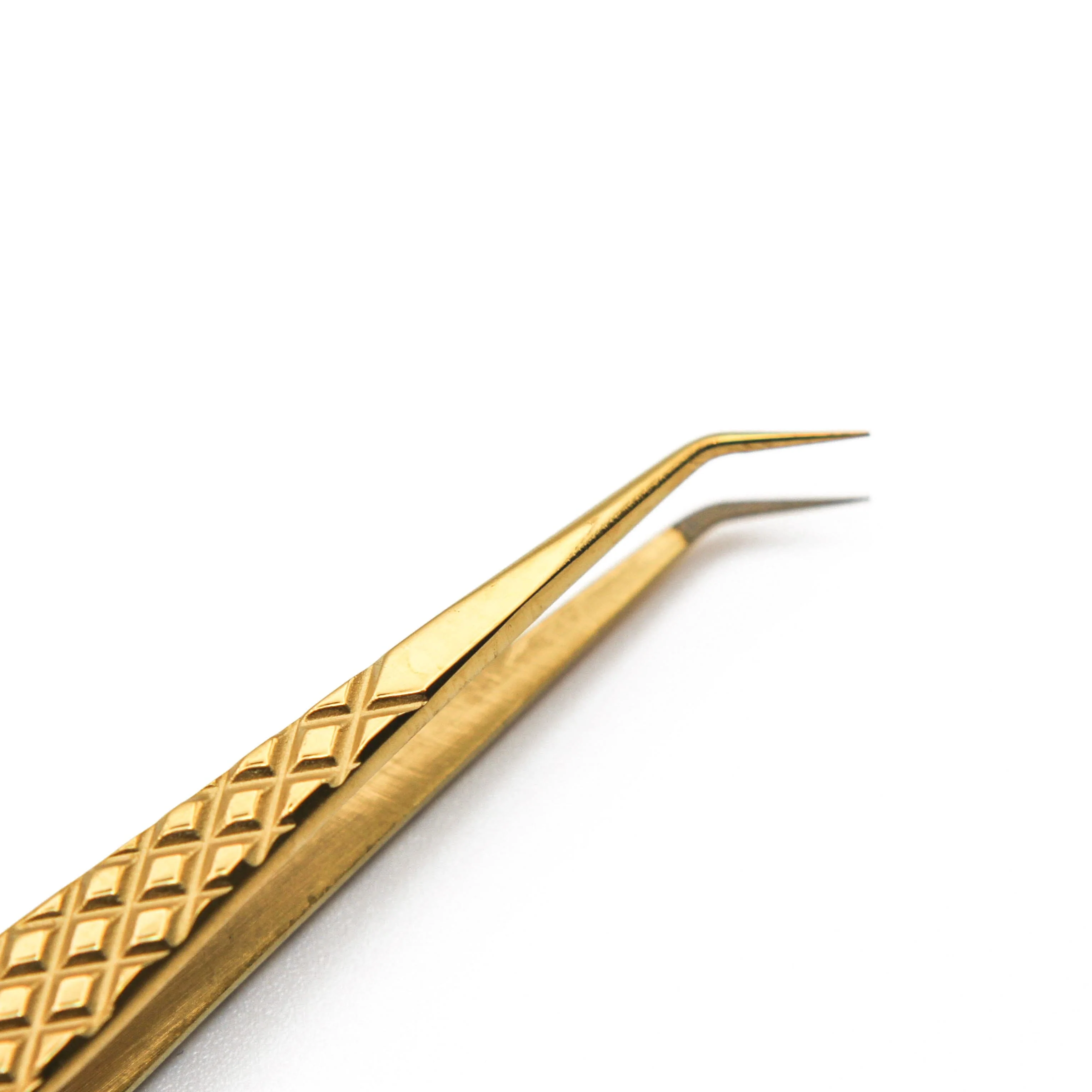 Gold Micro Fiber - MF4 - 45 Degree Volume Tweezers - Image 4