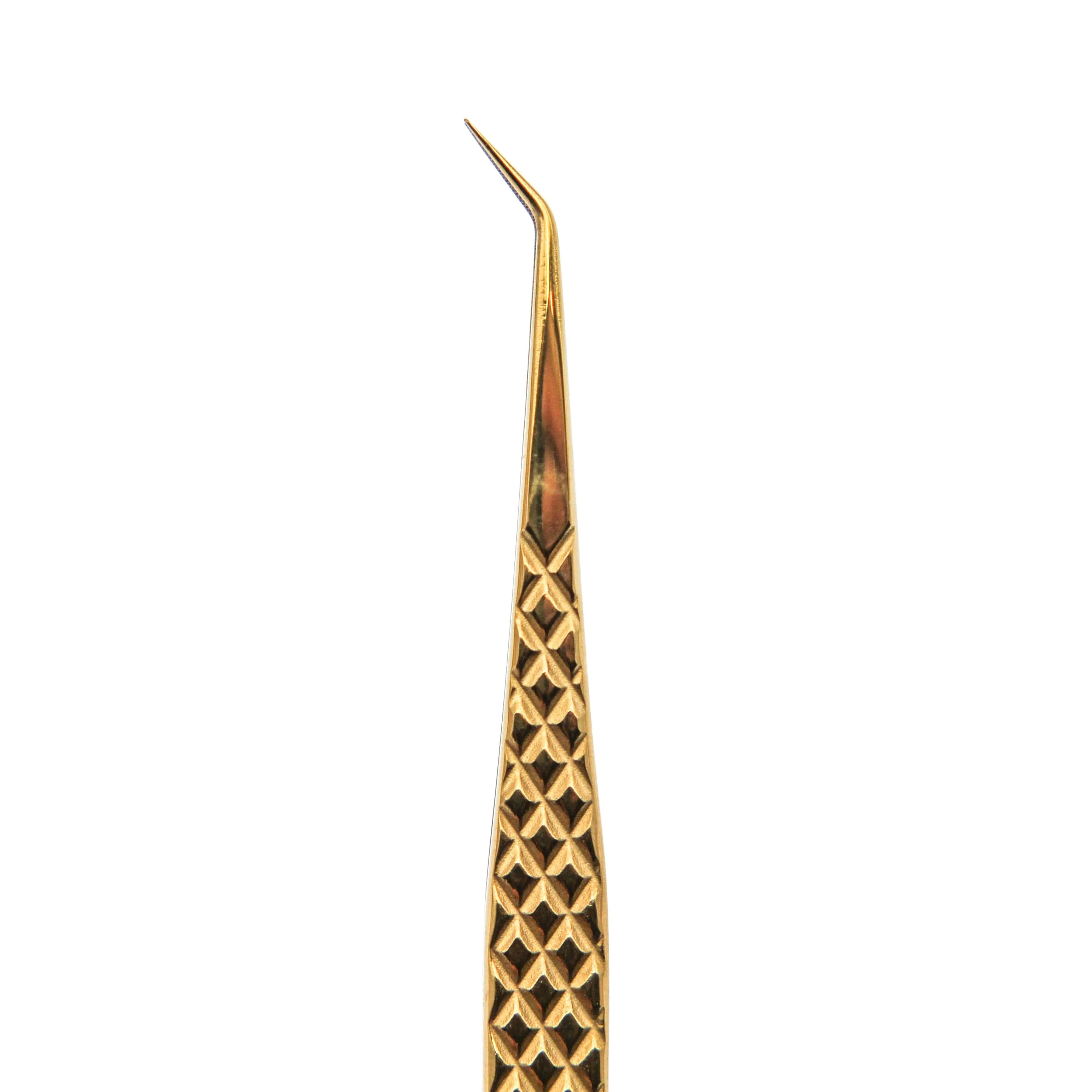 Gold Micro Fiber - MF7 - Xtra Long Skinny Tweezers - Image 3