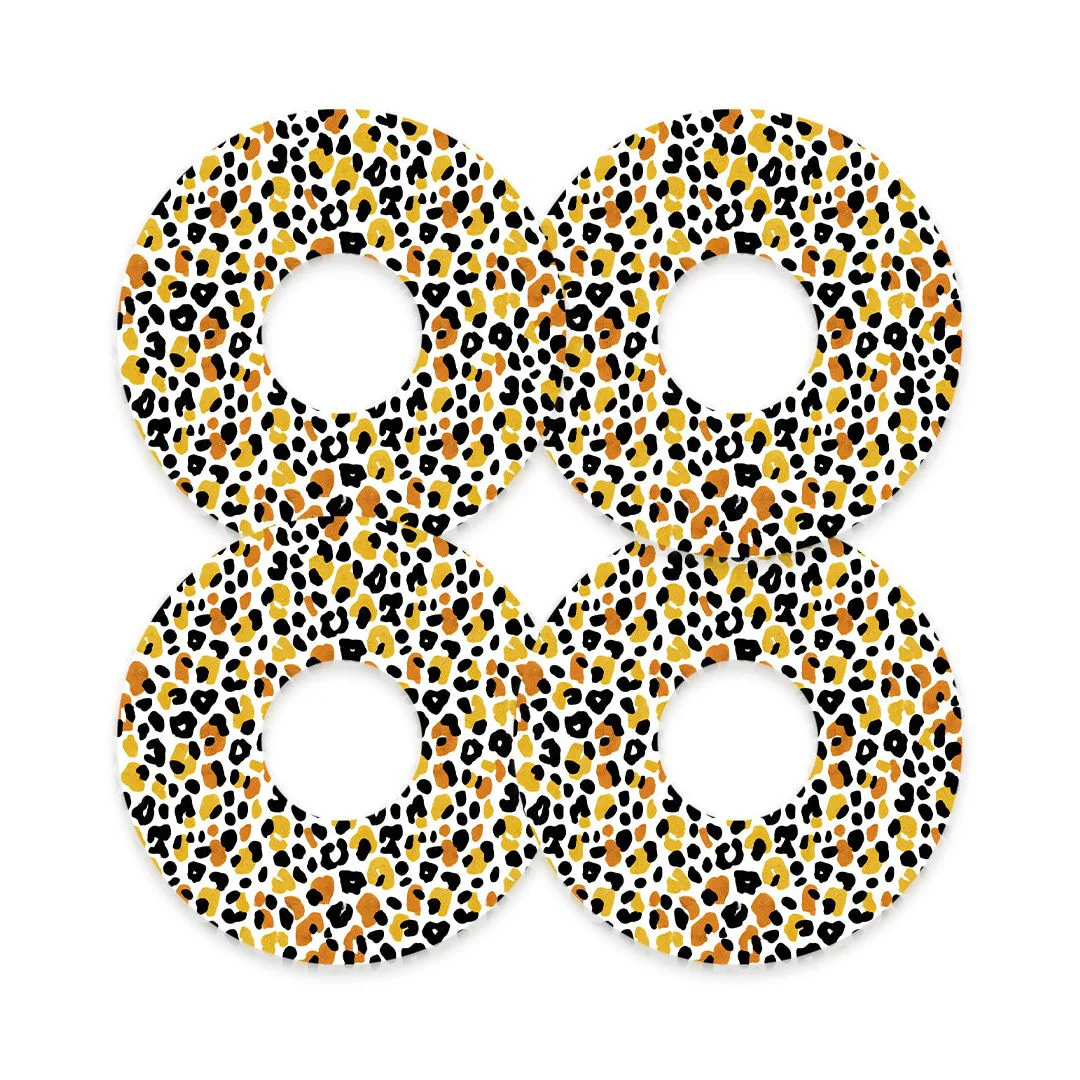 Golden Leopard FreeStyle Libre 3 Plus & Lingo  Patch Tape - Pump Peelz - Image 3