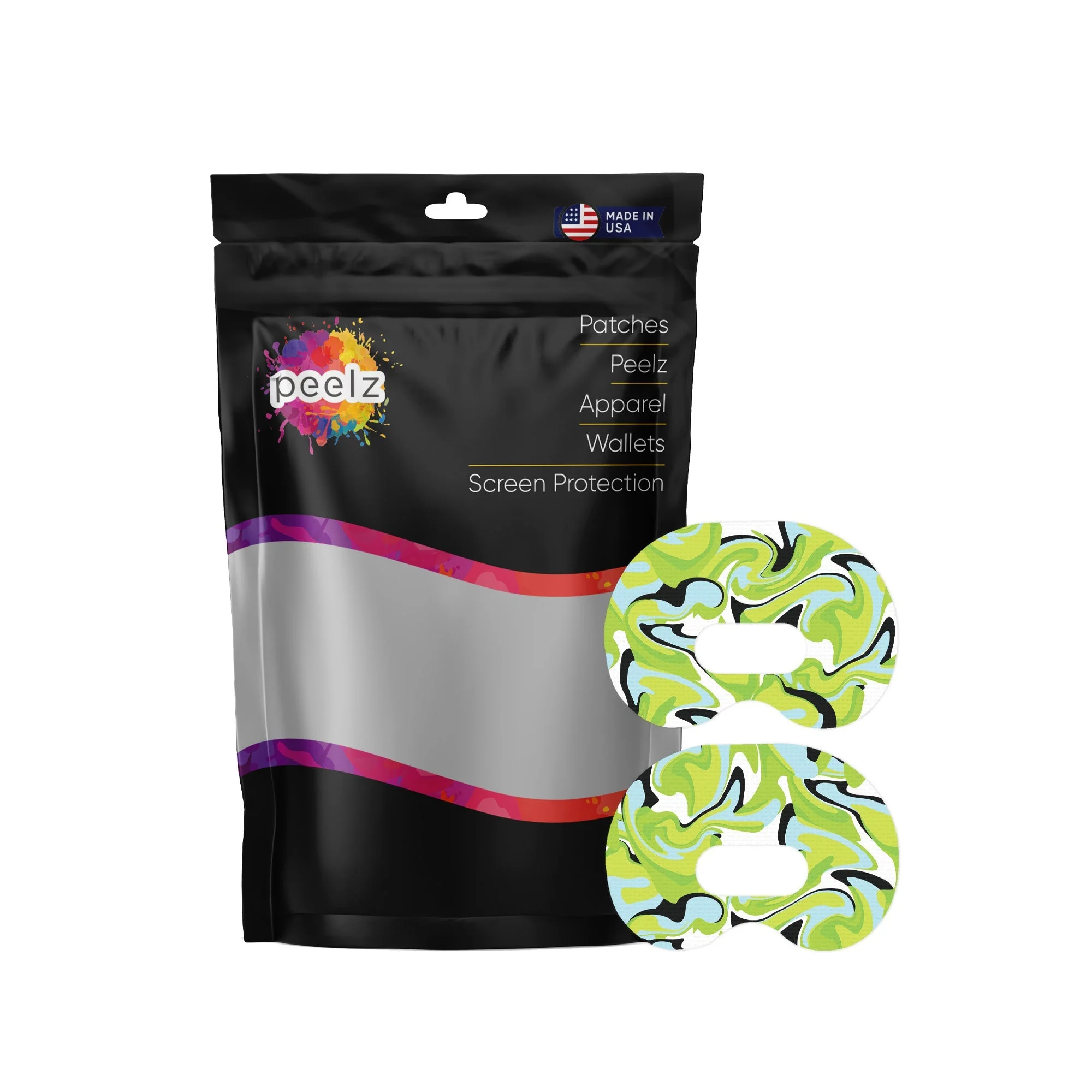 Green Flow Medtronic Guardian Connect Patch Tape - Pump Peelz