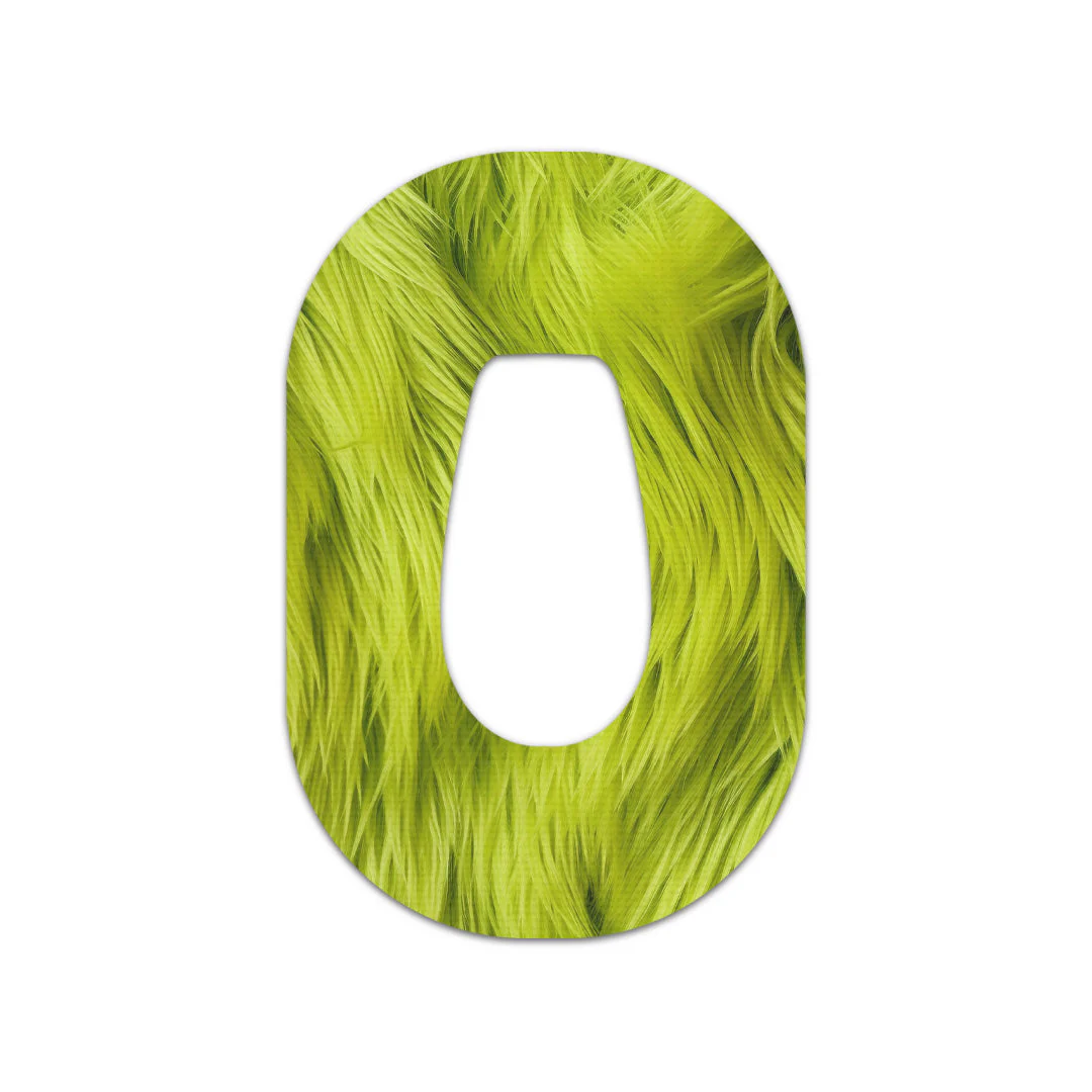 Green Fur Dexcom G6 Patch Tape - Pump Peelz - Image 2