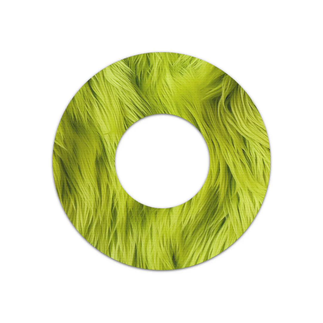 Green Fur Freestyle Libre 2 Patch Tape - Pump Peelz - Image 2