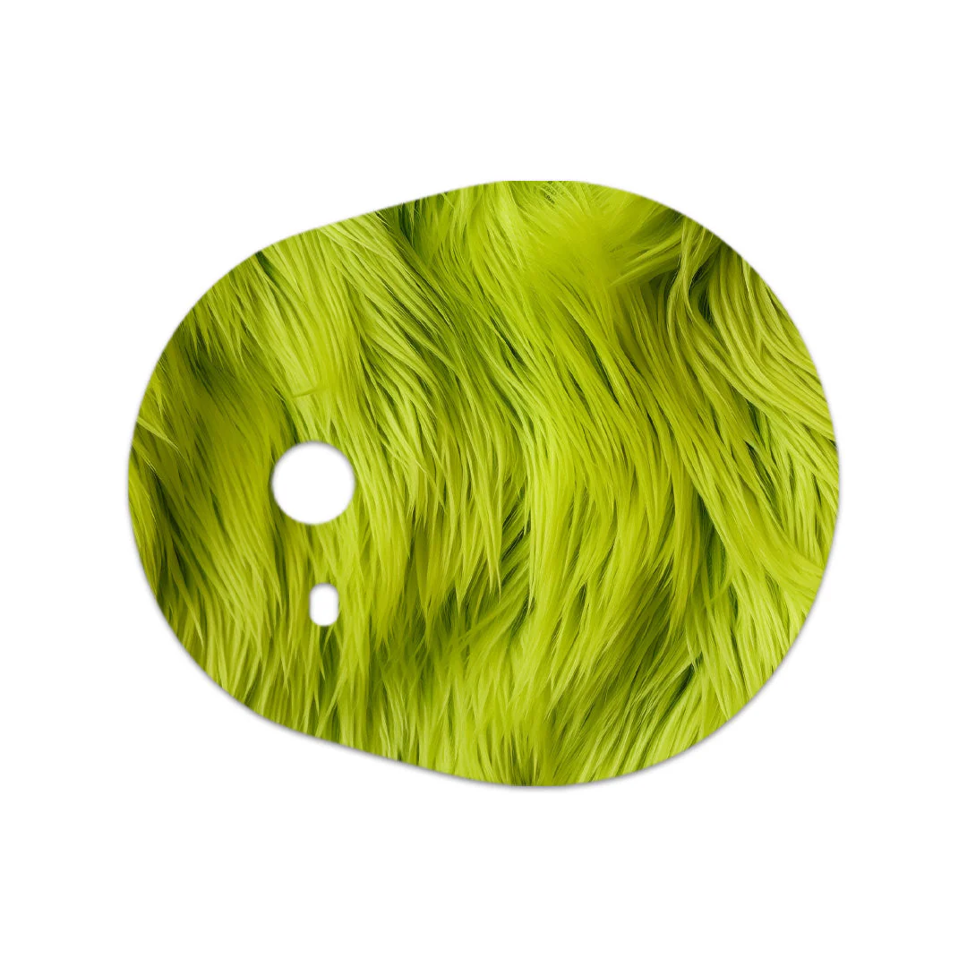 Green Fur Sticker Designed for the DEXCOM G7 and Stelo Transmitter - Image 2