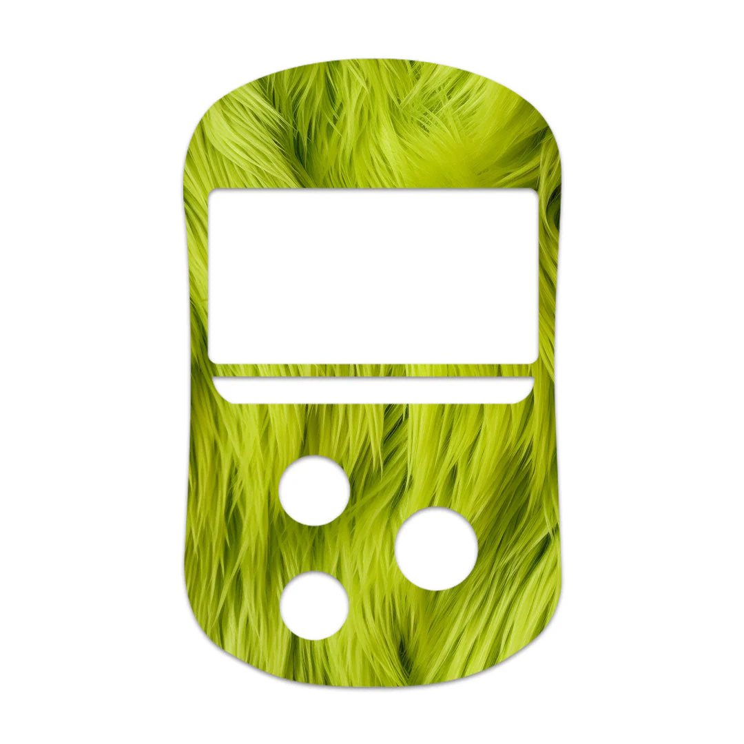 Green Fur Sticker for OneTouch Verio Flex Glucometer - Image 2