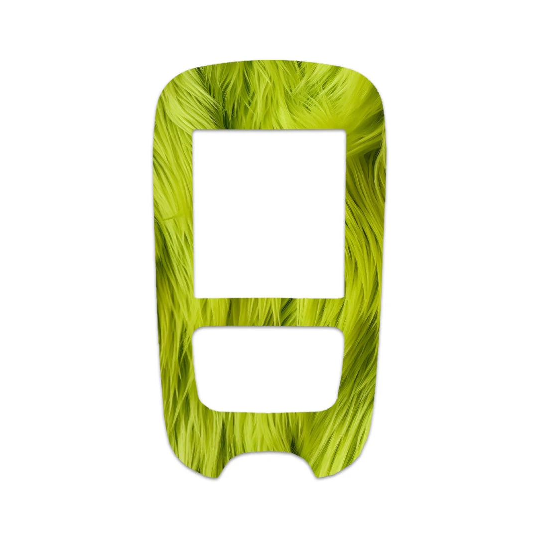 Green Fur Sticker for the Accu-Chek Guide Glucometer - Image 2