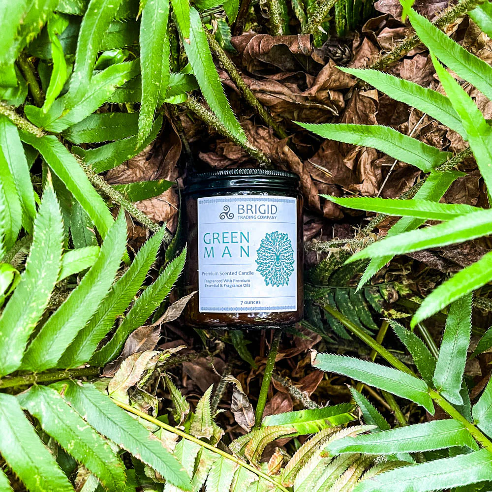 Green Man Soy Wax Candle - Moss, Rainwater, Old Growth Forests, and White Musk - Image 8