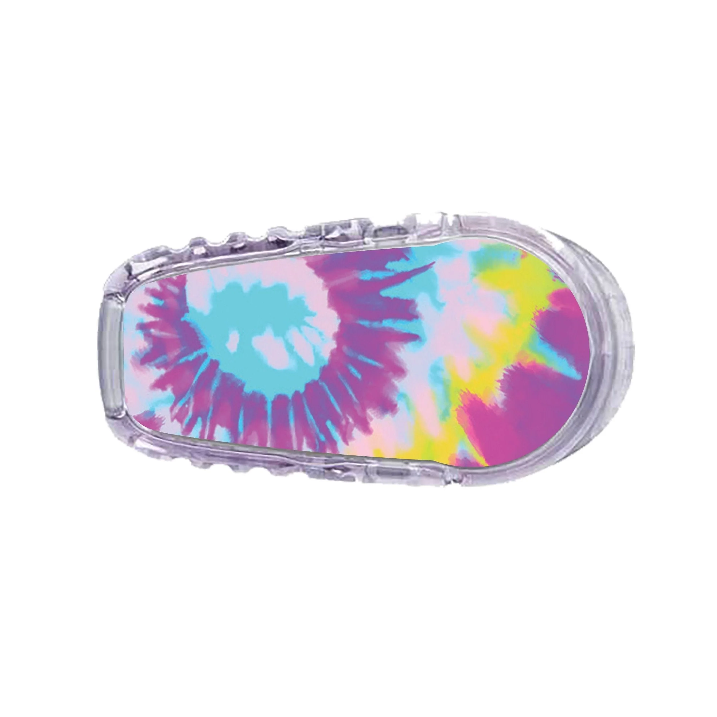 Groovy Tie-Dye Sticker Designed for the DEXCOM Transmitter