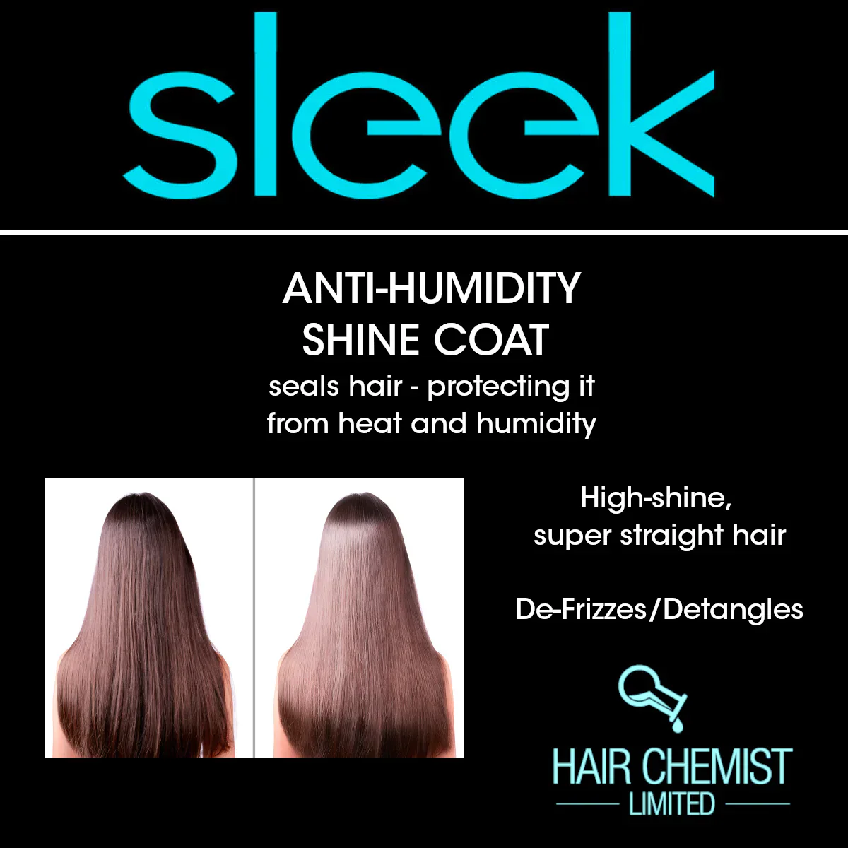 Hair Chemist SLEEK Anti Humidity Shine Coat 8 oz. - Image 2
