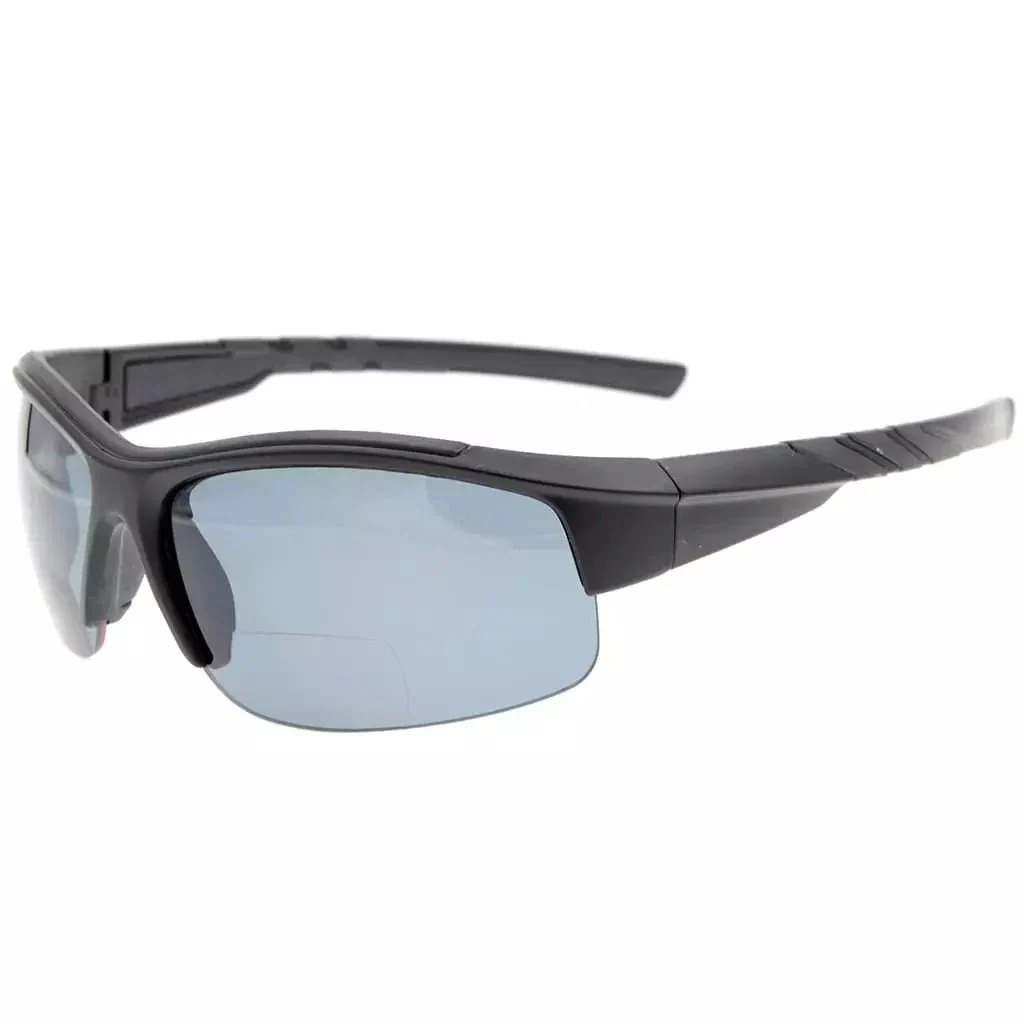 Half Rimless TR90 Sport Bifocal Reading Sunglasses TH6226-B - Image 4