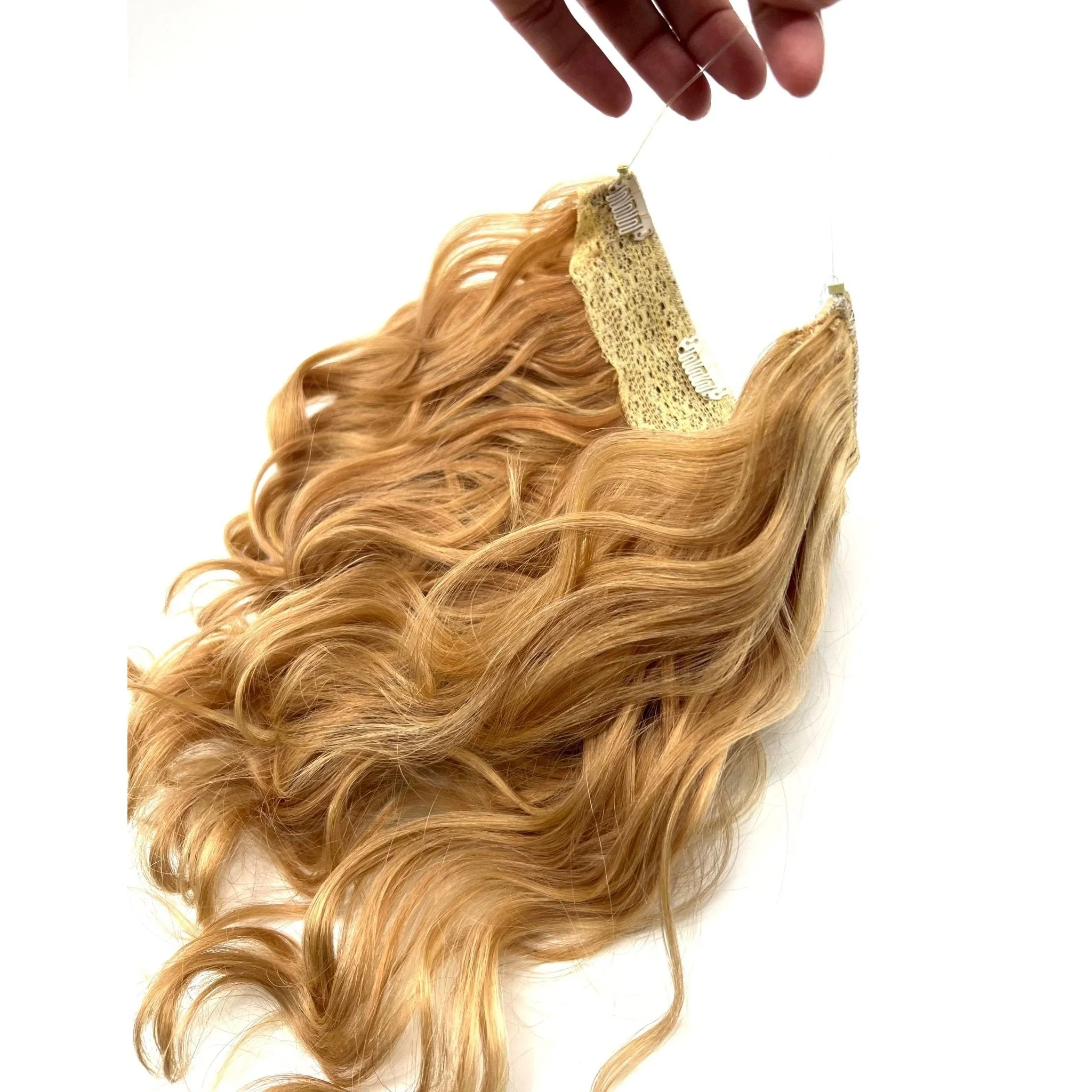 Halo Hair extensions Body Wave Real Human Hair 14''
