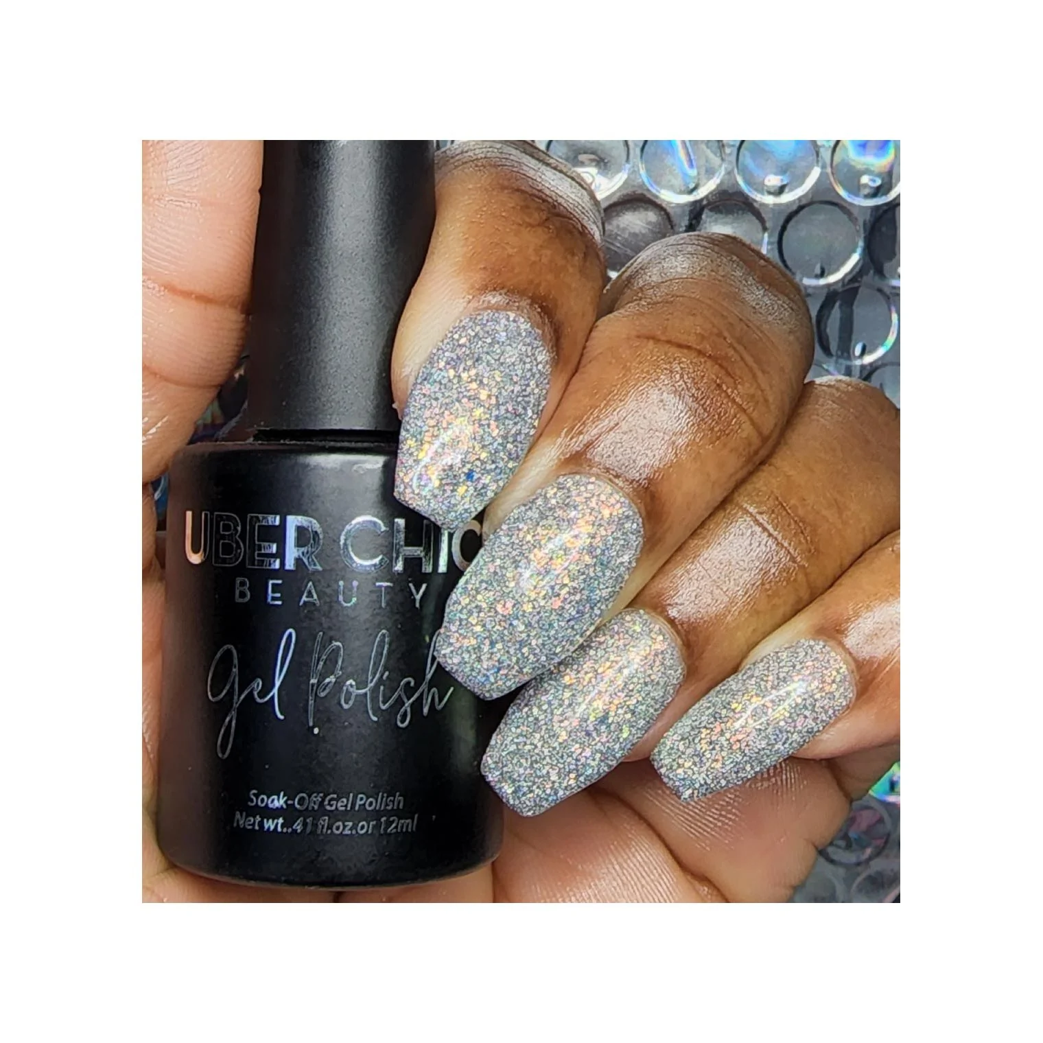 Happy As A Hummingbird - Iridescent Reflective Gel Polish - Image 3