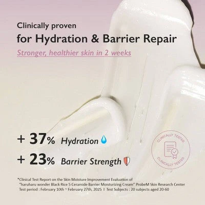 haruharu wonder Black Rice 5 Ceramide Barrier Moisturizing Cream 1.69 fl oz - Imperfect Box - Image 6