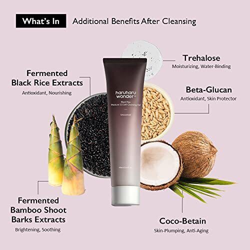 Haruharu Wonder Black Rice Moisture 5.5 Soft Cleansing Gel - Image 5