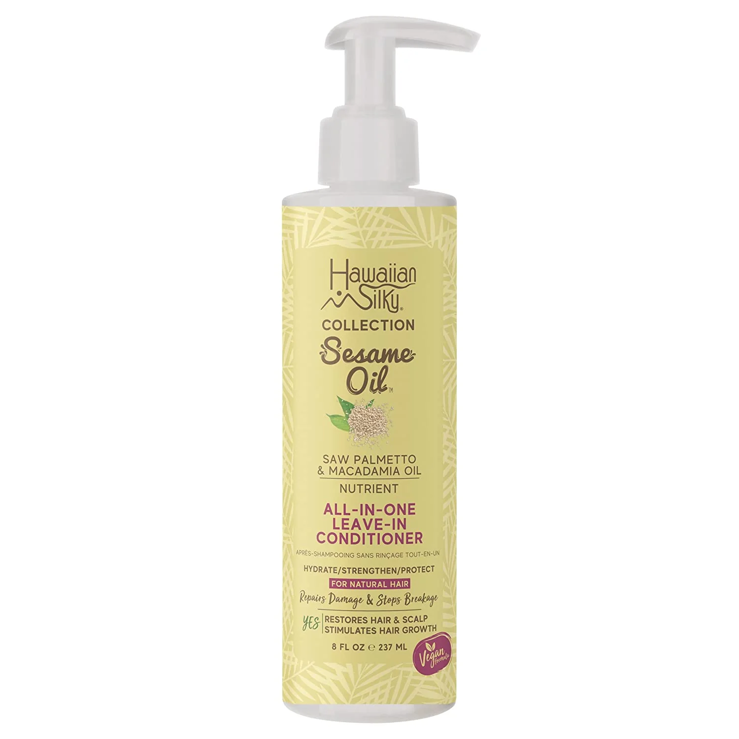 Hawaiian Silky Sesame Oil All-In-One Nutrient Leave-In-Conditioner 8oz