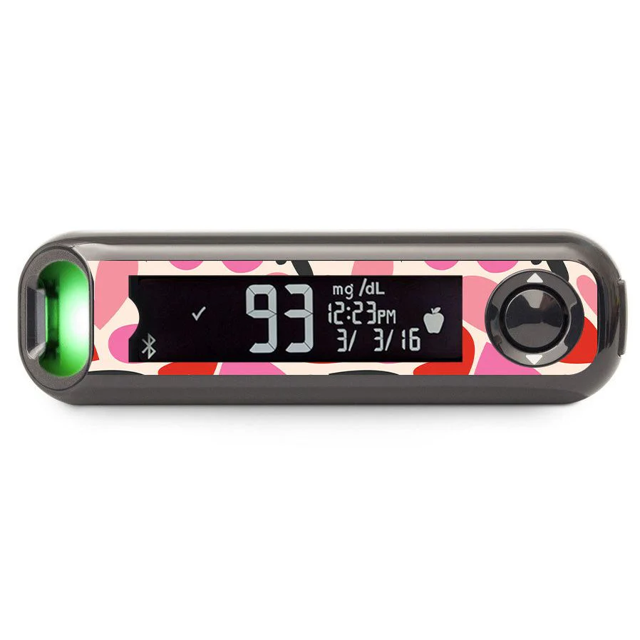 Heartbreaker Bayer Contour© Next One Glucometer Sticker - Pump Peelz