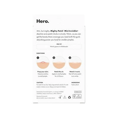 Hero Mighty Patch Invisible Mini 30ct - New - Image 2