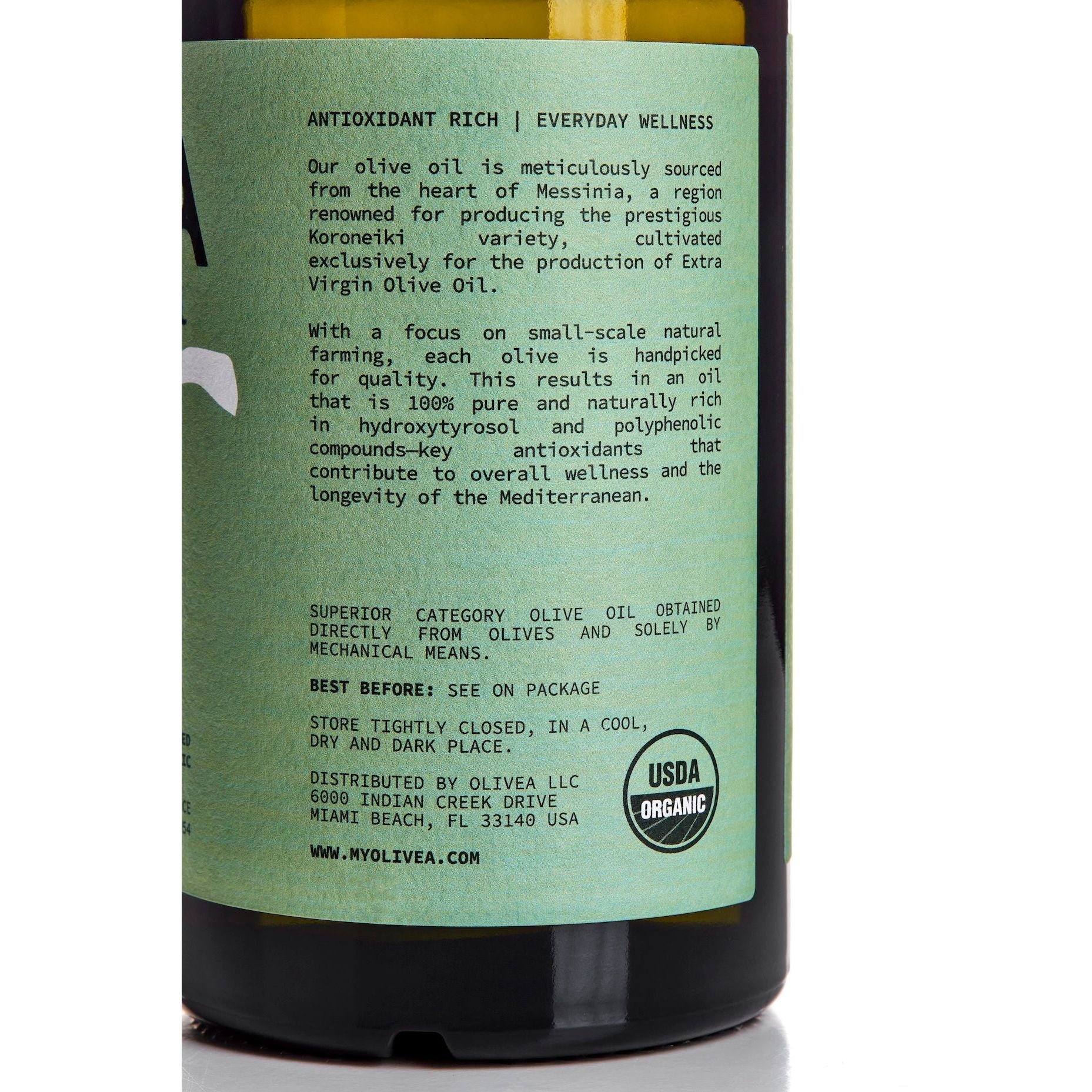 High Phenolic Extra Virgin Olive Oil — 500+ mg/kg Polyphenols - Image 2
