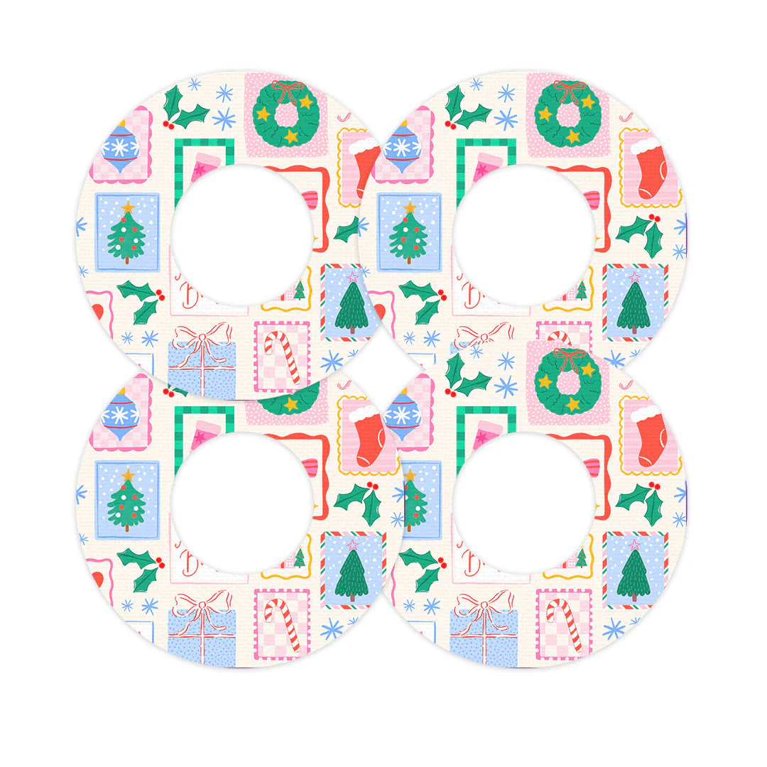 Holiday Greetings Freestyle Libre 2 Patch Tape - Pump Peelz - Image 2