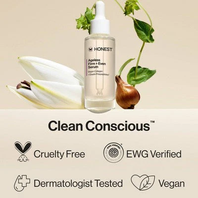 Honest Beauty Ageless Firm and Even Serum 1.0 fl oz - Imperfect Box - Image 7