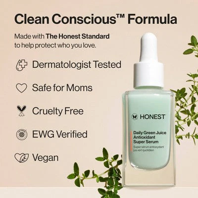 Honest Beauty Daily Green Juice Antioxidant Super Serum 1 fl oz - New - Image 8