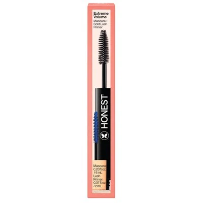 Honest Beauty Extreme Volume Mascara + Bold Lash Primer Black 0.27 fl oz - Imperfect Box - Image 12