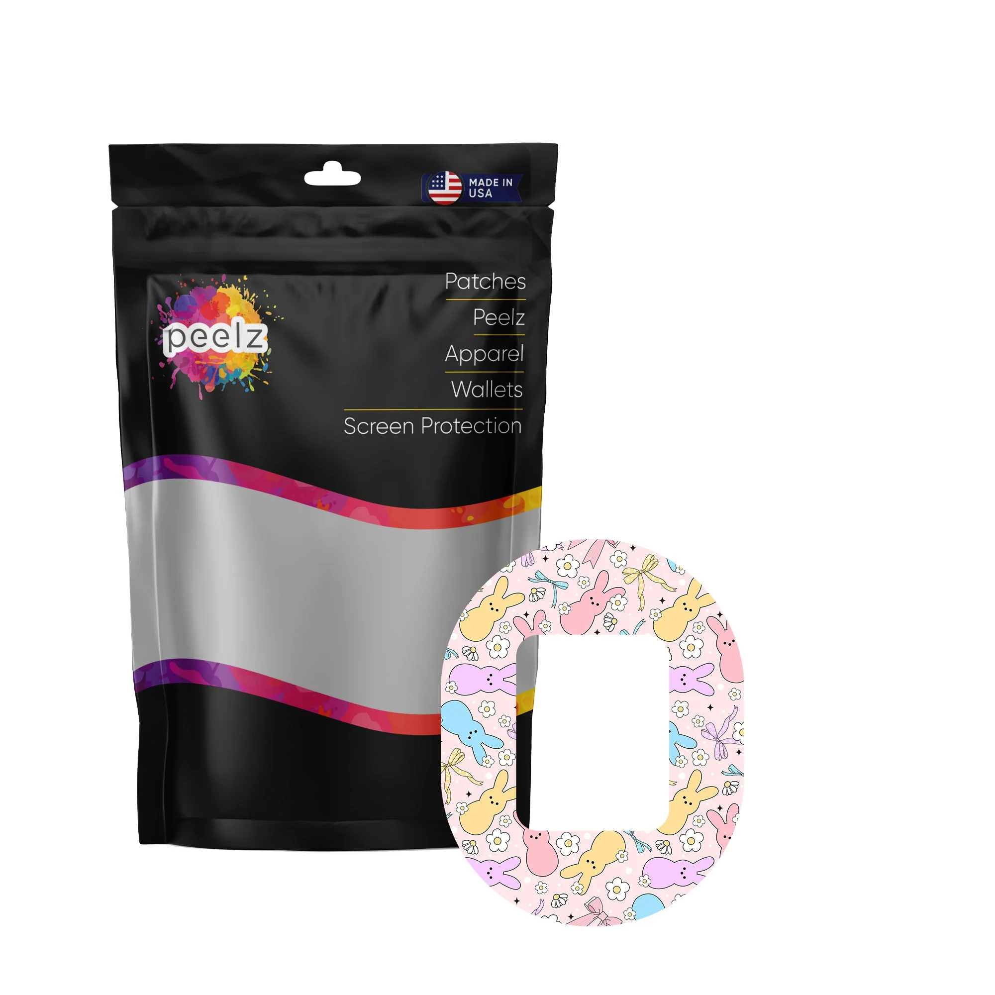 Hoppy Spring Tandem Mobi Decorative Patch Tape - Pump Peelz - Image 2