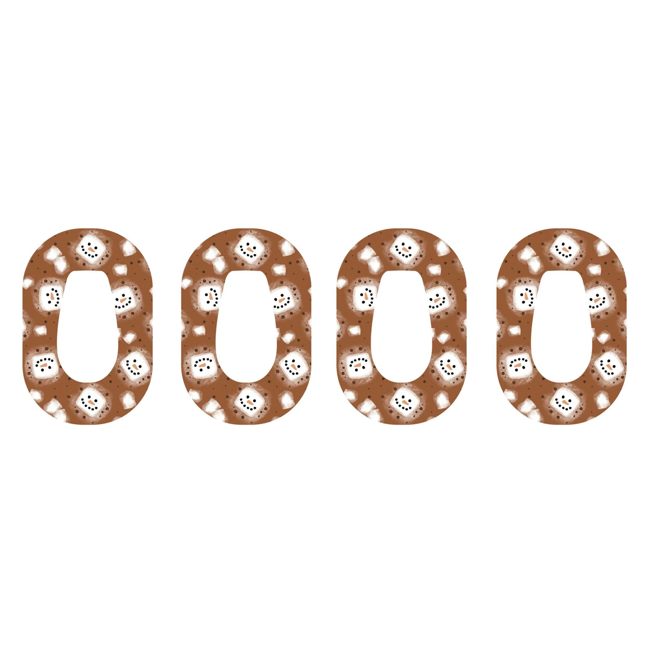 Hot Cocoa Dexcom G6 Patch Tape - Pump Peelz - Image 2