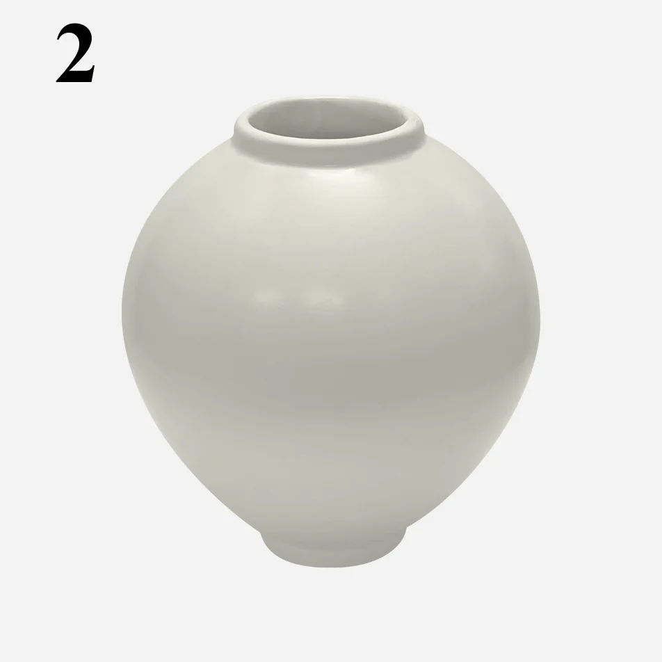 House of Dohwa Moon Jar Rice Bran Candle 320g 1ea - Image 5